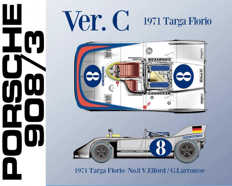 1:12 Porsche 908/3 - Ver.C : 1971 Targa Florio