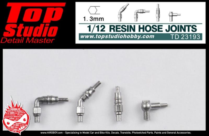 1:12 Resin Hose Joints (1.3mm)