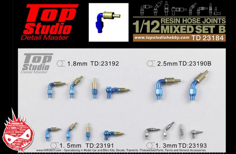 1:12 Resin Hose Joints (Mixed Set B)