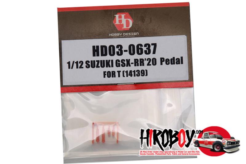 1:12 Team Suzuki ECSTAR GSX-RR `20 Resin Pedals For Tamiya 14139