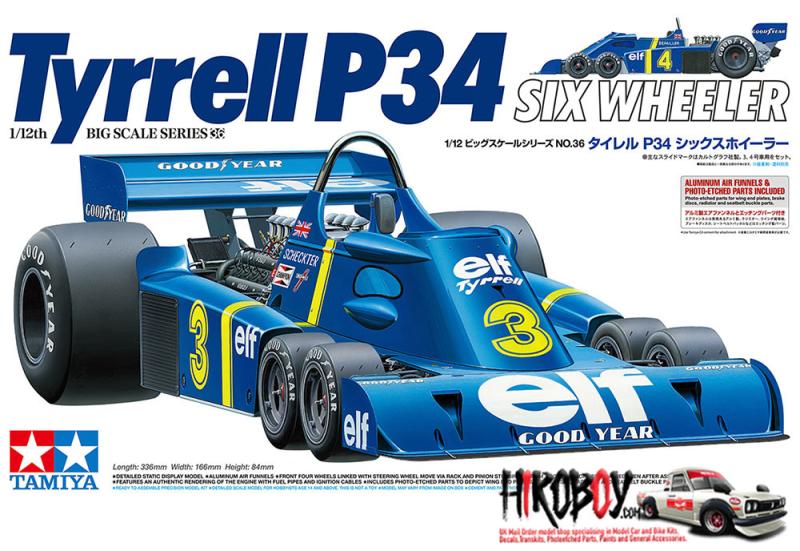 1:12 Tyrrell P34 Six Wheeler - 12036 (2026 Re-Issue)