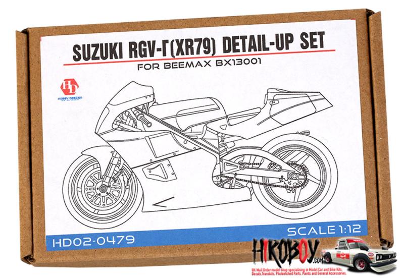 1:12 Suzuki RGV 500 1993 World Champion Moto 500 - Detail up