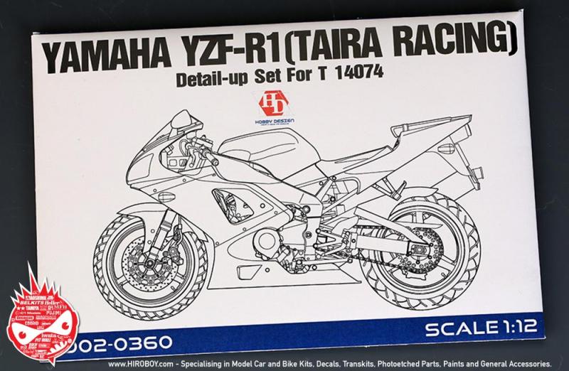 1:12 Yamaha YZF-R1 (Taira Racing) Detail-up Set For Tamiya