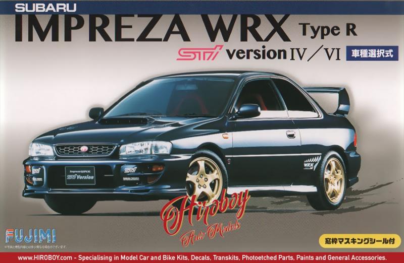 1:24 Subaru Impreza WRX STi Type R Version IV/VI
