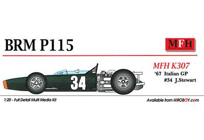 1:20 BRM P83 (H16) Belgium GP  Full detail Multi-Media Model Kit