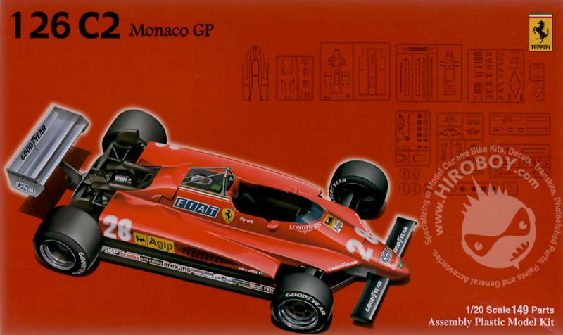1:20 Ferrari 126C2 Monaco GP 1982 (GP6)