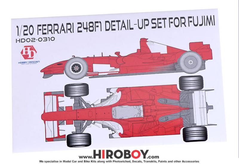 1:20 Ferrari 248F1 Photoetched/Resin Detailing Set (Fujimi)