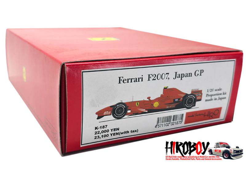 1:20 Ferrari F2007 | K187 | Model Factory Hiro