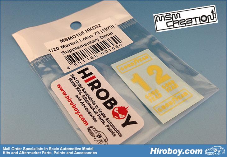 1:20 Martini Lotus 79 1979 Supplementary Decal for Tamiya