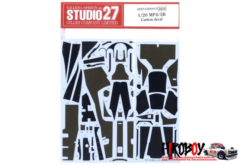 1:20 McLaren MP4/5B Carbon decal for Tamiya 20026 | ST27-CD20013