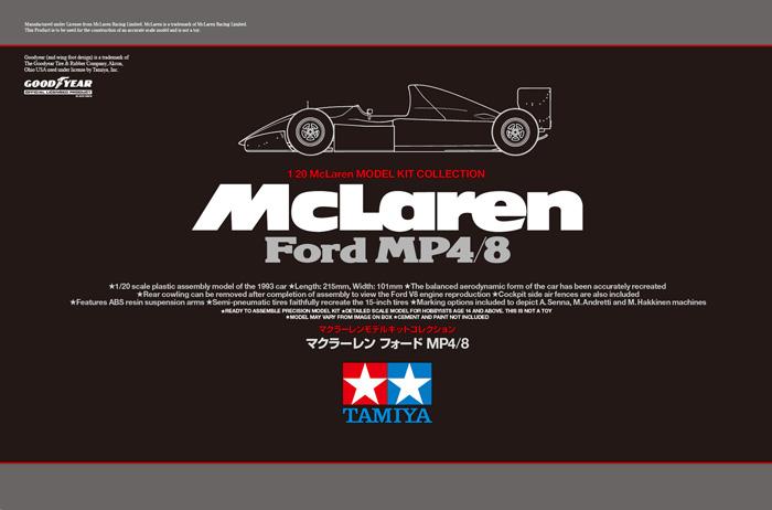 1:20 Mclaren Ford MP4/8 - 25172