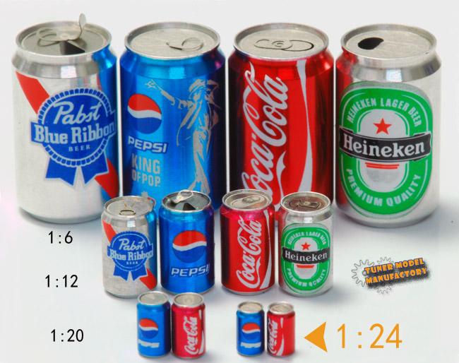 1:20 Scale Drinks Cans