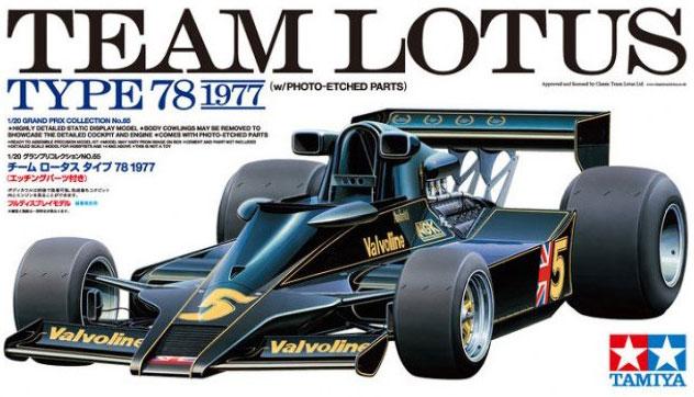 1:20 Team Lotus Type 78 1977 c/w Photoetched Parts - 20065