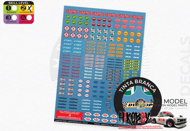 1:24 / 1:25 Rally Retro Logos 1