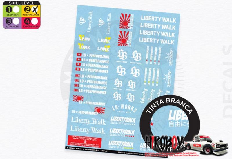 1:24 / 1:25 Liberty Walk Logos 4