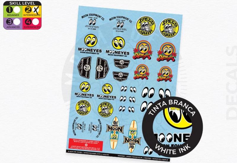 1:24 / 1:25 Mooneyes Logos 1