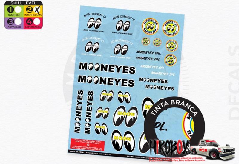 1:24 / 1:25 Mooneyes Logos 3