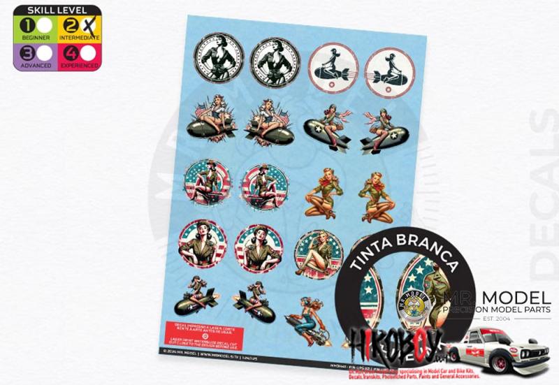 1:24 / 1:25 Pin-Ups Decals 2