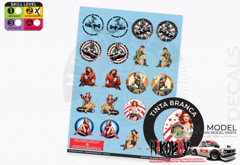 1:24 / 1:25 Pin-Ups Decals 3