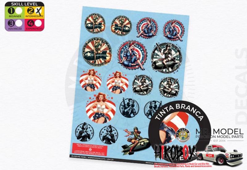 1:24 / 1:25 Pin-Ups Decals 4