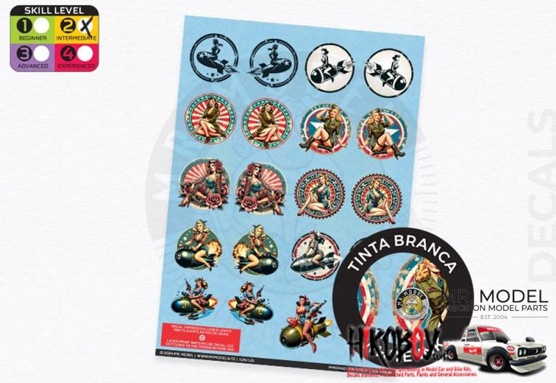 1:24 / 1:25 Pin-Ups Decals 1