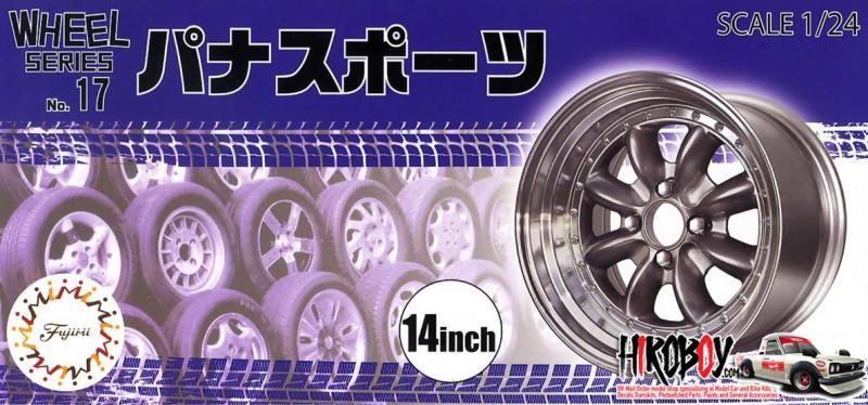 1:24 14" Panasport Wheels and Tyres #17
