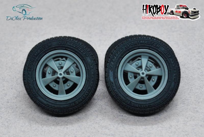 1:24 15" Wheels Zoll Rader Felgen with Tyres