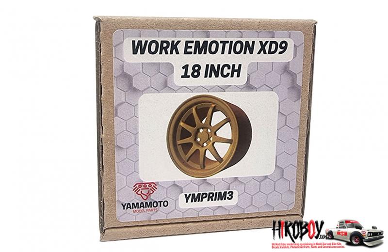 1:24 18" Work Emotion XD9 Wheels