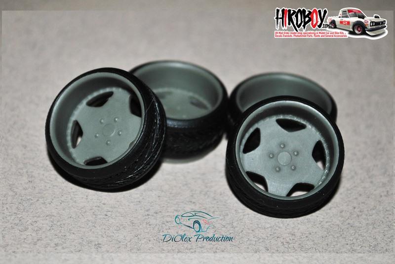 1:24 18" Wheels Work Ryver with Stance Tyres