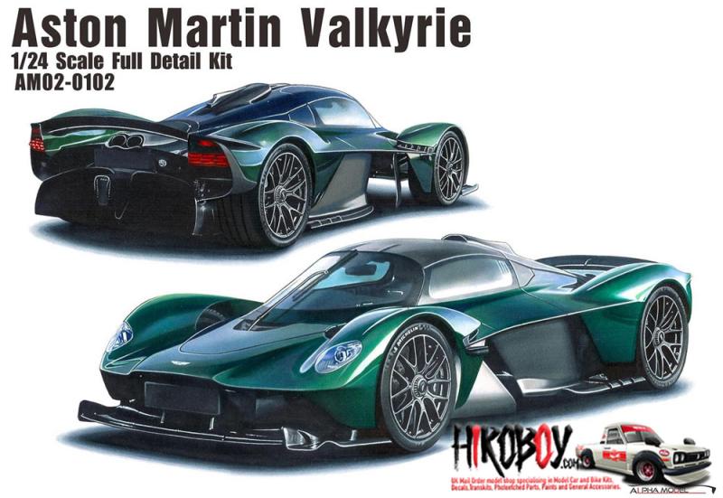 1:24 Aston Martin Valkyrie -  Full Resin Model Kit