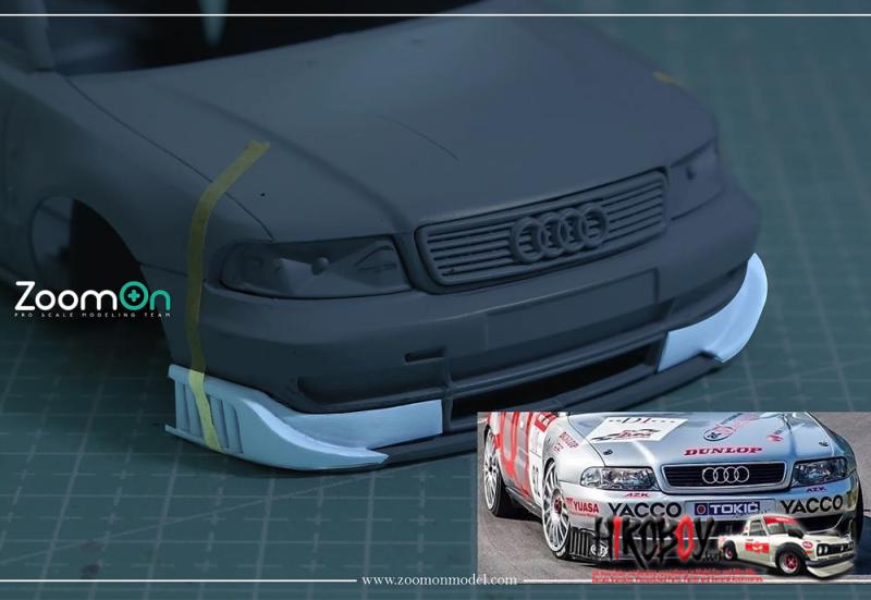 1:24 Audi A4 BTCC Front Lips (NU24035)