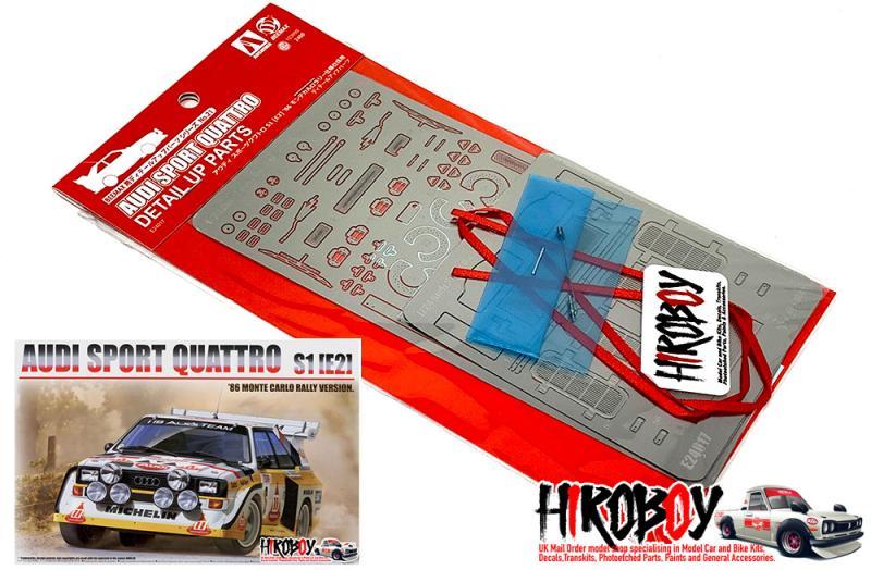 1:24 Audi Quattro S1 1986 Monte Carlo Rally - Etching detail parts