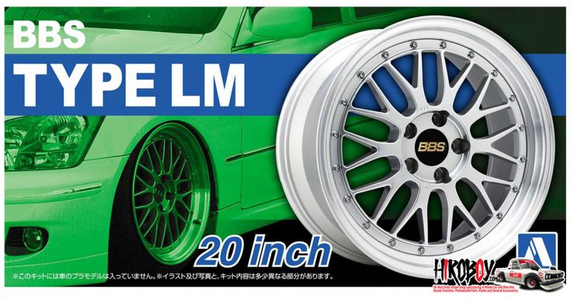1:24 BBS LM 20" Wheels and Tyres