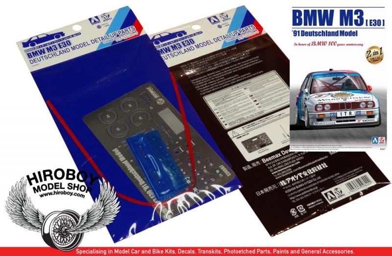 1:24 Detail Up Parts for BMW M3 (E30) '91 Deutschland Year Champion