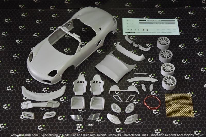 1:24 C1 Porsche Boxster Spyder Resin Transkit (Fujimi)