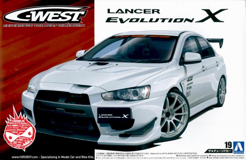 1:24 C-West Mitsubishi Lancer Evolution X
