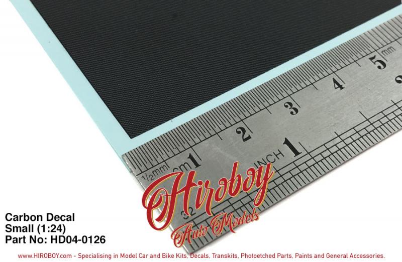 1:24 Carbon Decal Sheet (Small)