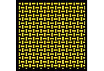 1:24 Carbon Kevlar DecalBasket Weave Yellow/Black #1324