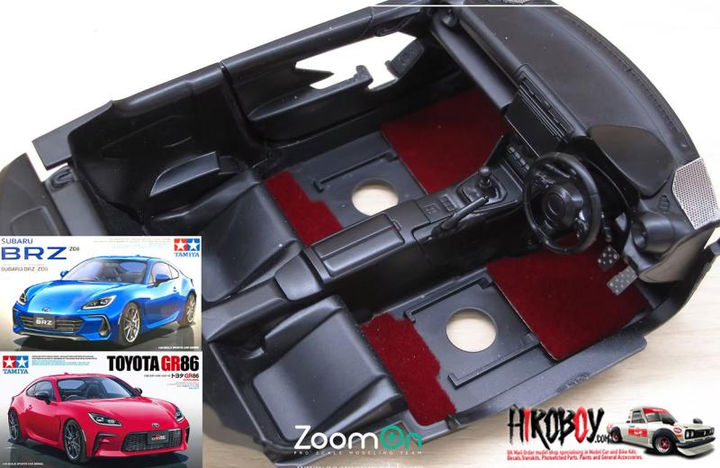 1:24 Carpet Set - Toyota GR86 / Subaru BRZ | ZC015 | ZoomOn