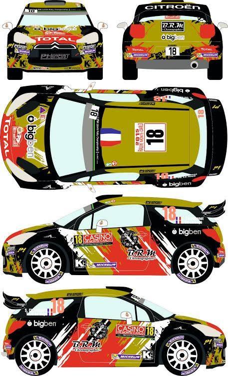 1:24 Citroen DS3 WRC #18 Rally Montecarlo 2015