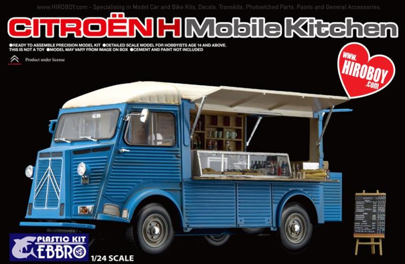 1:24 Citroen H Van "Mobile Kitchen" - Ebbro