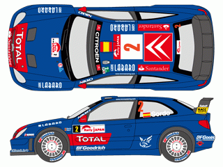 1:24 Citroen Xsara 2006 Japan WRC Decals (Heller)
