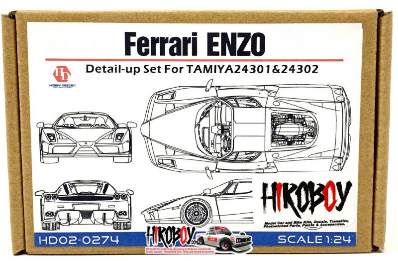 1:24 Ferrari Enzo Photoetch Detail-Up Set for Tamiya