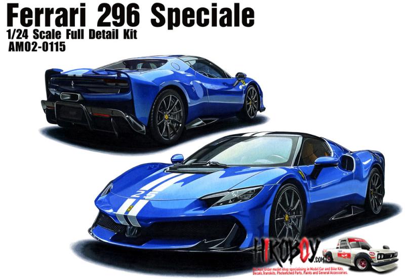 1:24 Ferrari 296 Speciale - Full Resin Model Kit