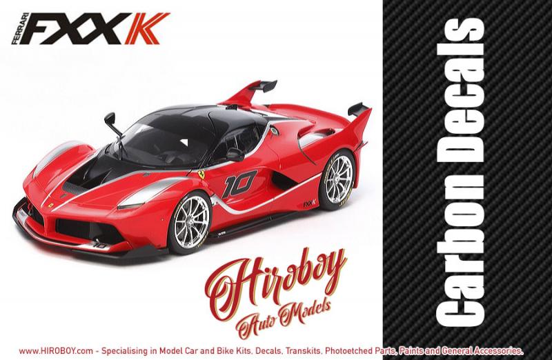 1:24 Ferrari FXX K Carbon Decals - 12669