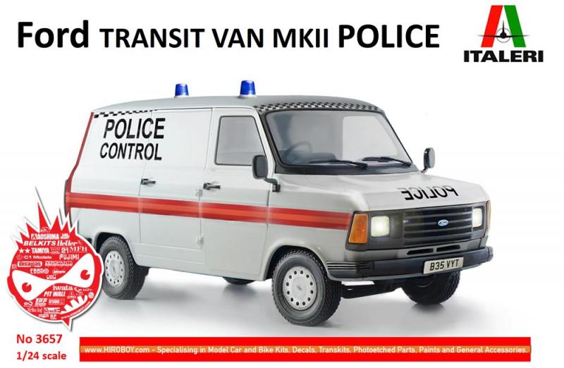 1:24 Police Ford Transit MK 2