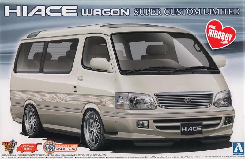 1:24 Toyota Hiace Wagon Super Custom Limited