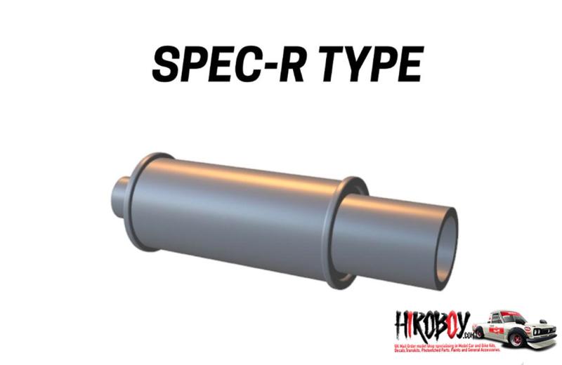 1:24 Honda SPEC-R Exhaust 2pcs