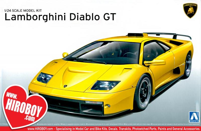 1:24 Lamborghini Diablo GT Model Kit