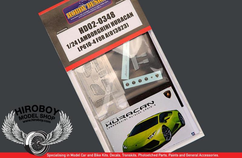 1:24 Lamborghini Huracan LP610-4  (PE+Resin+Metal Logo) Detail up Set